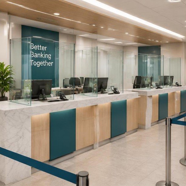 Design concept: Bank branch interior concept for Banking & Professional