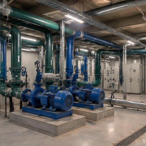 Construction work package visualization: MEP risers & plant rooms for Commercial Developments