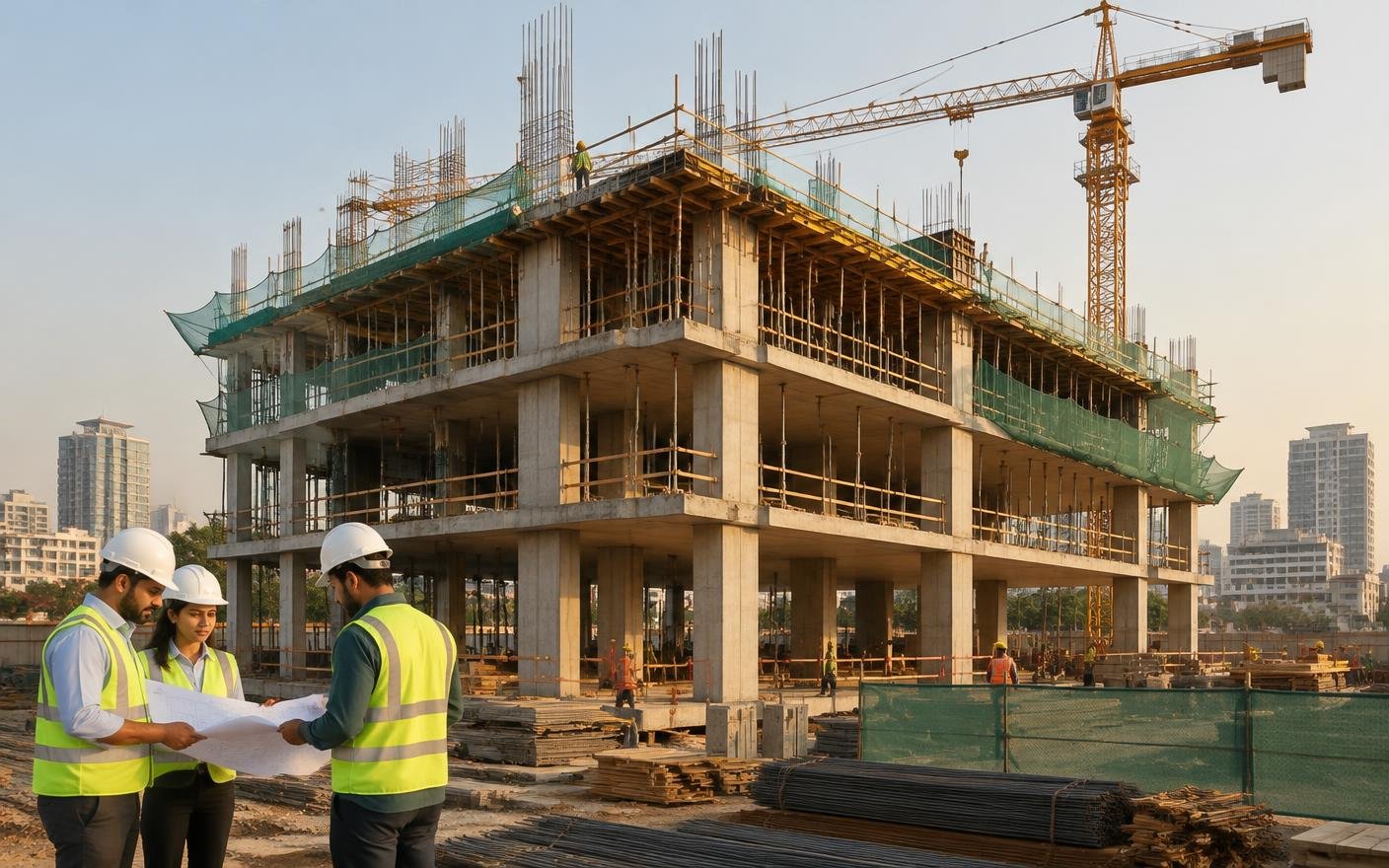 Commercial construction project