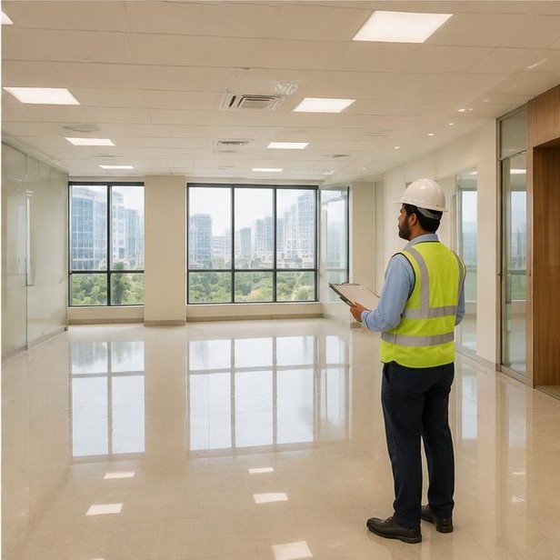 Construction work package visualization: Finishes & snagging handover for Corporate & Workplace
