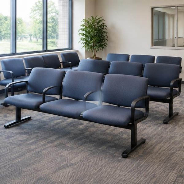 Waiting area benches produced by Woods Genie for government institutions spaces