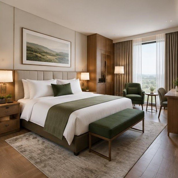Design concept visualization of guest rooms for hotels & hospitality